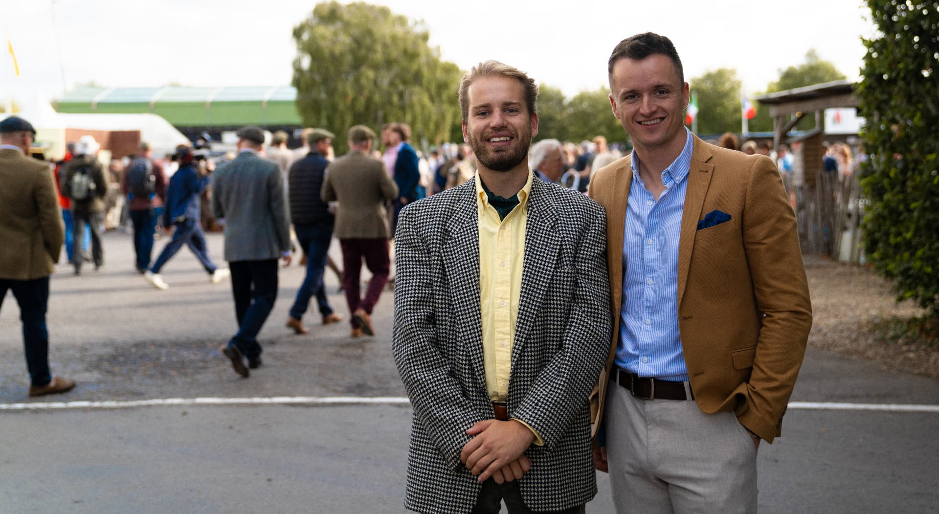 Pete and Charley of Mallards at Goodwood Revival